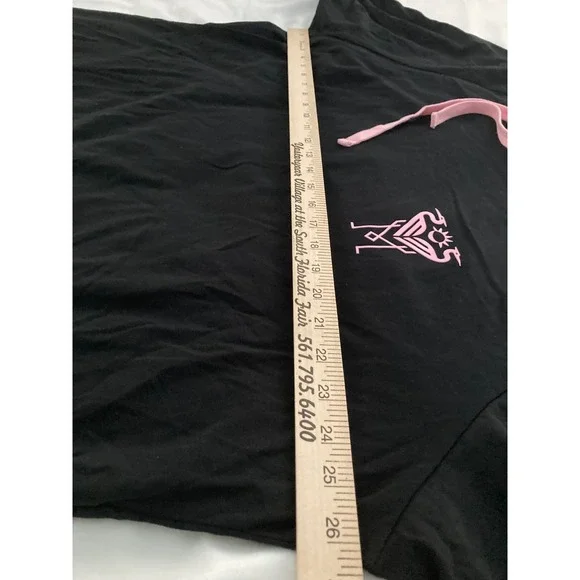 Men's 3XL NWOT Inter Miami CF Stadium Essentials‎ Black Hoodie Long Sleeve